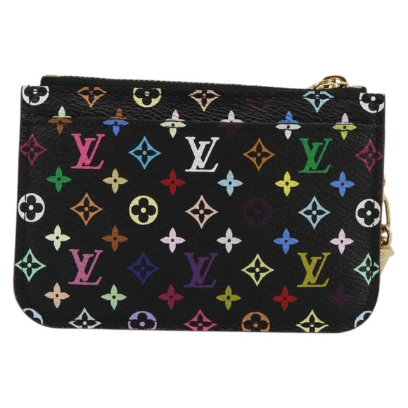 LOUIS VUITTON Multicolor Pochette Cles NM Muntportemonnee Zwart M60279 Auth 181115V