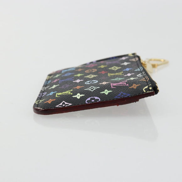 LOUIS VUITTON Multicolor Pochette Cles NM Muntportemonnee Zwart M60279 Auth 181115V