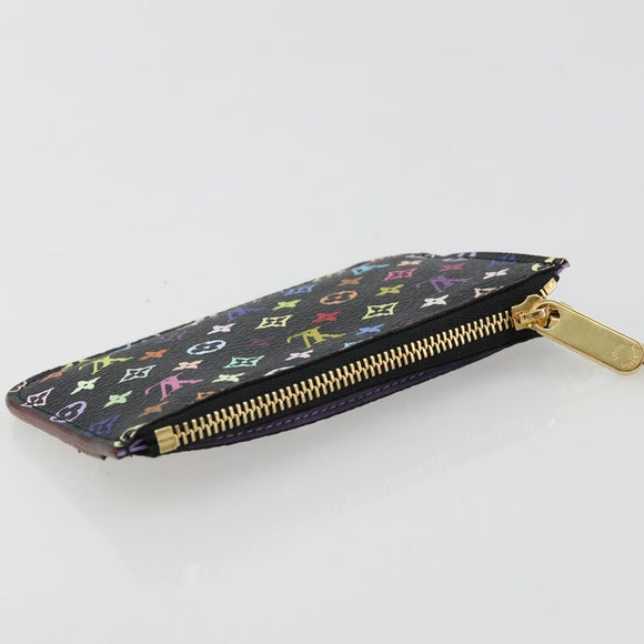 LOUIS VUITTON Multicolor Pochette Cles NM Muntportemonnee Zwart M60279 Auth 181115V