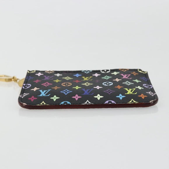 LOUIS VUITTON Multicolor Pochette Cles NM Muntportemonnee Zwart M60279 Auth 181115V