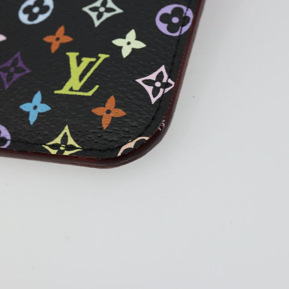 LOUIS VUITTON Multicolor Pochette Cles NM Muntportemonnee Zwart M60279 Auth 181115V