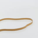 GUCCI Bamboo Hand Bag Leather 2way Beige Gold Auth 181116-10