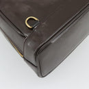 GUCCI Bamboo Body Bag Patent leather Brown Gold 003 3444 0127 Auth 181117-13