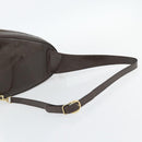 GUCCI Bamboo Body Bag Patent leather Brown Gold 003 3444 0127 Auth 181117-7