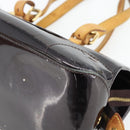 LOUIS VUITTON Monogram Vernis Rosewood Avenue Bag Amarante M93510 Auth 181119-9