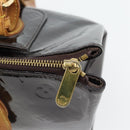 LOUIS VUITTON Monogram Vernis Rosewood Avenue Bag Amarante M93510 Auth 181119-10