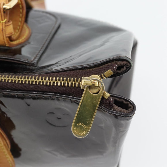 LOUIS VUITTON Monogram Vernis Rosewood Avenue Bag Amarante M93510 Auth 181119