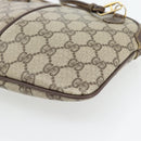 GUCCI GG Supreme Web Sherry Line Bag PVC Beige Gold 904 02 047 Auth 181123-16