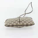 GUCCI GG Supreme Web Sherry Line Bag PVC Beige Gold 904 02 047 Auth 181123-5
