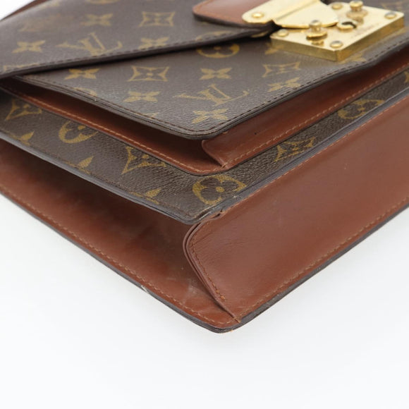 LOUIS VUITTON Monogram Monceau 28 Handtasche M51185 LV Auth 181124