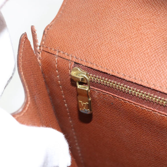 LOUIS VUITTON Monogram Monceau 28 Handtasche M51185 LV Auth 181124