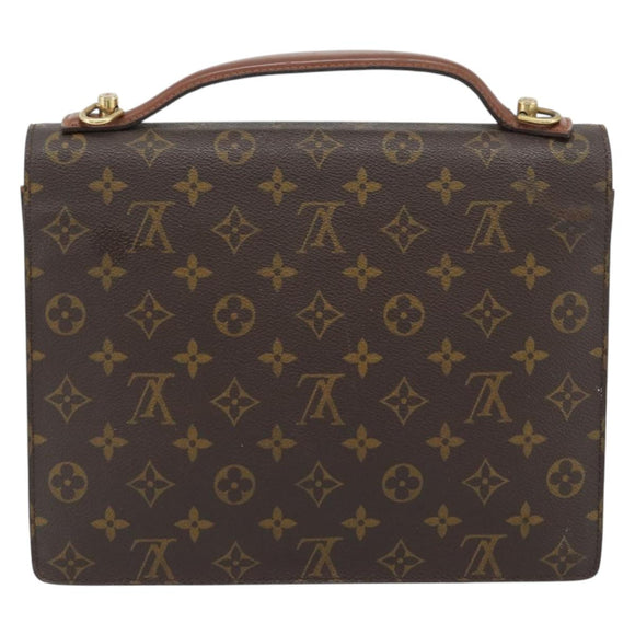 LOUIS VUITTON Monogram Monceau 28 Handtasche M51185 LV Auth 181124