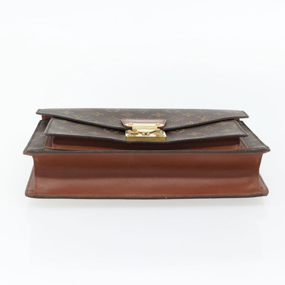 LOUIS VUITTON Monogram Monceau 28 Handtasche M51185 LV Auth 181124