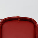 Salvatore Ferragamo Hand Bag Leather 2way Gold Red Auth 181127A-6