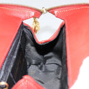 Salvatore Ferragamo Hand Bag Leather 2way Gold Red Auth 181127A-20