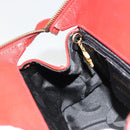 Salvatore Ferragamo Hand Bag Leather 2way Gold Red Auth 181127A-21