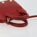 Salvatore Ferragamo Hand Bag Leather 2way Gold Red Auth 181127A-8