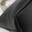 Chloe Bailey Hand Bag Leather 2way Black Gold Auth 181128A-13