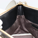 Chloe Bailey Hand Bag Leather 2way Black Gold Auth 181128A-21