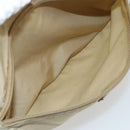 PRADA Schoudertas Nylon Beige Zilver Auth 181130-25