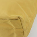 PRADA Tote Bag Nylon Yellow Auth 181131-9