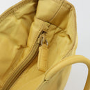 PRADA Tote Bag Nylon Yellow Auth 181131-10