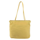 PRADA Tote Bag Nylon Yellow Auth 181131-2