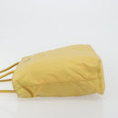 PRADA Tote Bag Nylon Yellow Auth 181131-4