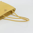 PRADA Tote Bag Nylon Yellow Auth 181131-7