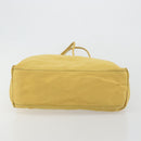 PRADA Tote Bag Nylon Yellow Auth 181131-5