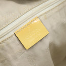 GUCCI GG Canvas Sherry Line Tote Bag Beige Gold 211971 Auth 181137-17