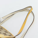 GUCCI GG Canvas Sherry Line Tote Bag Beige Gold 211971 Auth 181137-8