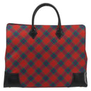 Vivienne Westwood Hand Bag PVC Canvas Gold Red Auth 181138A-3