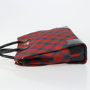 Vivienne Westwood Hand Bag PVC Canvas Gold Red Auth 181138A-5