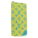 LOUIS VUITTON Playground Zippy Wallet Vertical Wallet Yellow M82005 Auth 181139M-1
