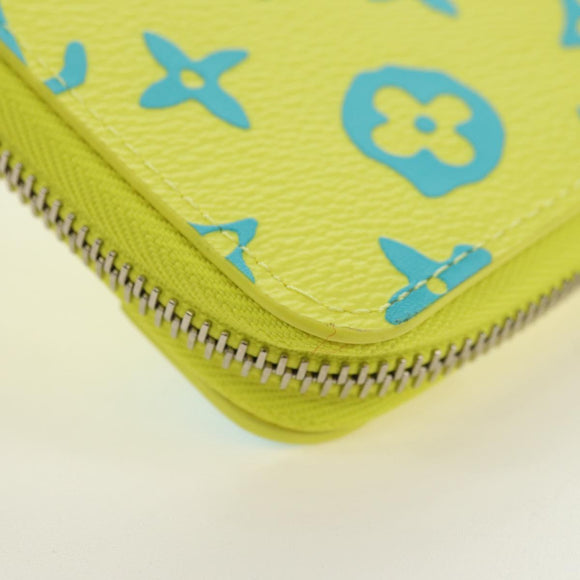 LOUIS VUITTON Playground Zippy Wallet Vertical Wallet Yellow M82005 Auth 181139M
