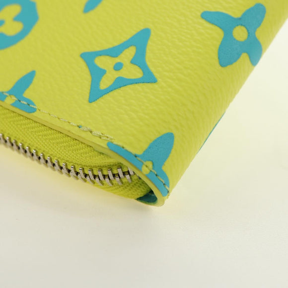 LOUIS VUITTON Playground Zippy Wallet Vertical Wallet Yellow M82005 Auth 181139M