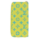 LOUIS VUITTON Playground Zippy Wallet Vertical Wallet Yellow M82005 Auth 181139M-2