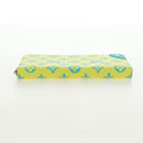 LOUIS VUITTON Playground Zippy Wallet Vertical Wallet Yellow M82005 Auth 181139M-4