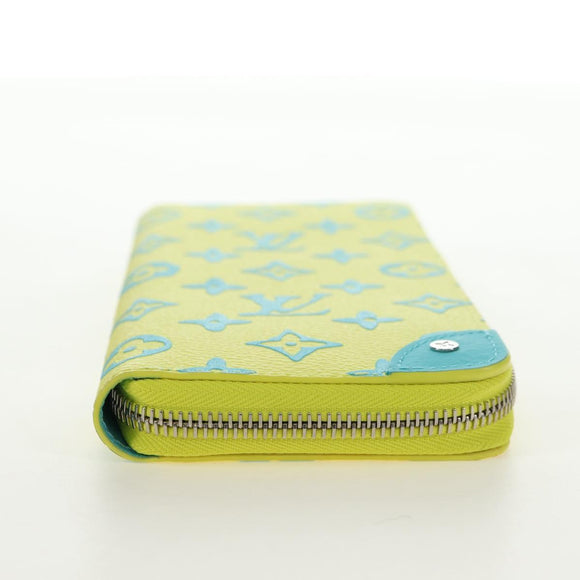 LOUIS VUITTON Playground Zippy Wallet Vertical Wallet Yellow M82005 Auth 181139M