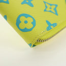 LOUIS VUITTON Playground Zippy Wallet Vertical Wallet Yellow M82005 Auth 181139M-7