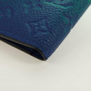 LOUIS VUITTON Taurillon Illusion Portefeuille Plaza Wallet M81255 Auth 181140M-16