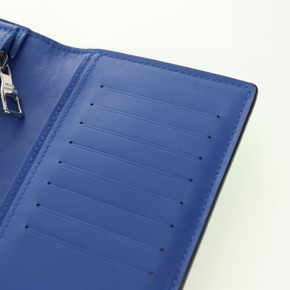 LOUIS VUITTON Taurillon Illusion Portefeuille Plaza Wallet M81255 Auth 181140M