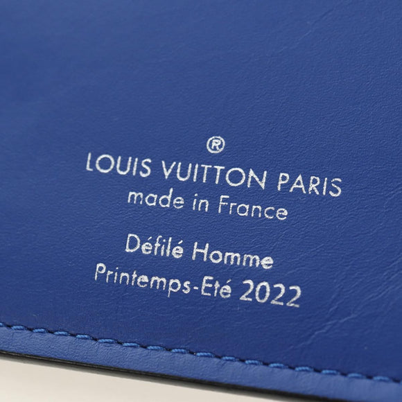 LOUIS VUITTON Taurillon Illusion Portefeuille Plaza Wallet M81255 Auth 181140M