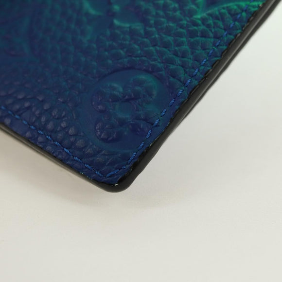 LOUIS VUITTON Taurillon Illusion Portefeuille Plaza Wallet M81255 Auth 181140M