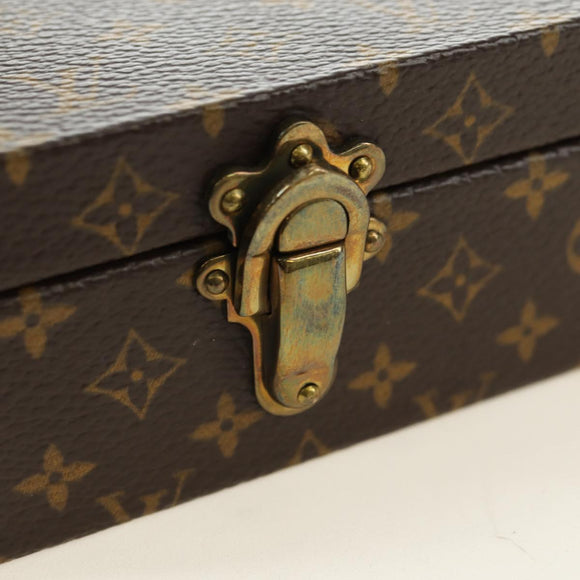 LOUIS VUITTON Monogram Sieradenkoffer Juwelendoos LV Auth 181142SAV