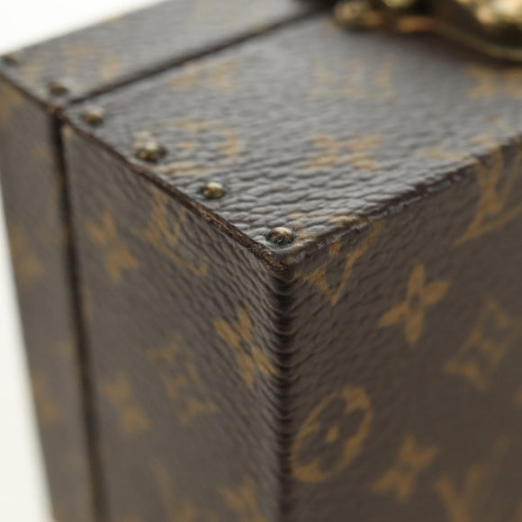 LOUIS VUITTON Monogram Sieradenkoffer Juwelendoos LV Auth 181142SAV