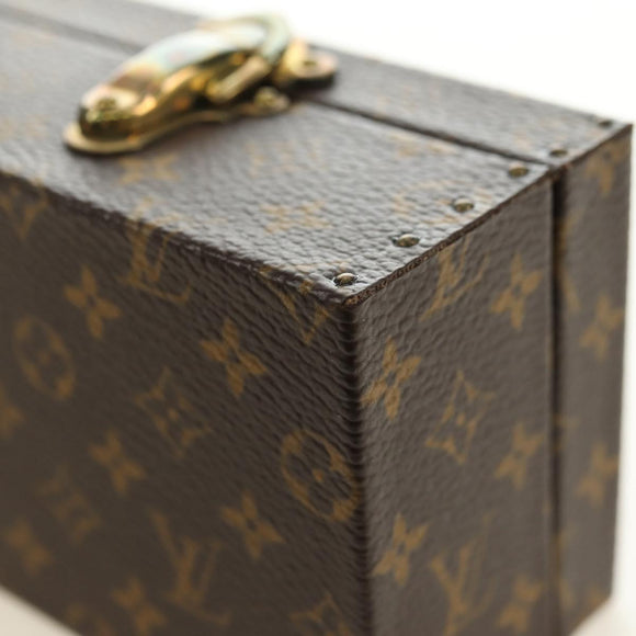 LOUIS VUITTON Monogram Sieradenkoffer Juwelendoos LV Auth 181142SAV