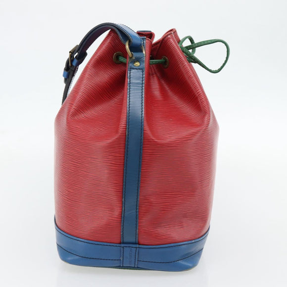 LOUIS VUITTON Epi Noe Shoulder Bag Tricolor Red Blue M44084 LV Auth 181146