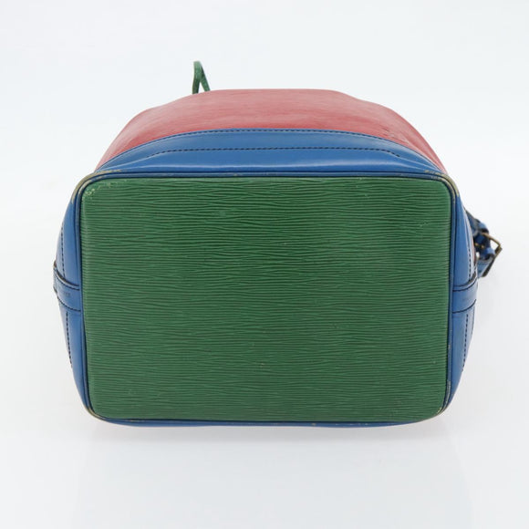LOUIS VUITTON Epi Noe Shoulder Bag Tricolor Red Blue M44084 LV Auth 181146